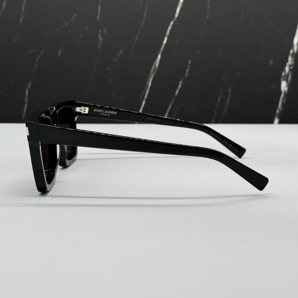 NEW SL610 001 SAINT LAURENT BLACK SQUARE SL 610 001 UNISEX SUNGLASSES - Picture 7 of 10